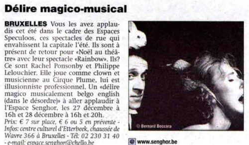 article de presse Metro magicien Lelouchier