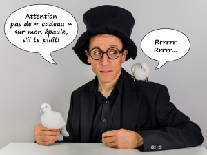 Le Magicien Philippe Lelouchier et ses colombes farceuses                  